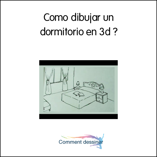 Como dibujar un dormitorio en 3d